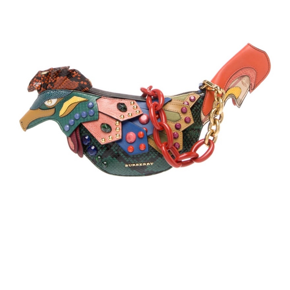 Burberry Falcon Rare Beasts Collection Shoulder Bag - Picture 9 of 9